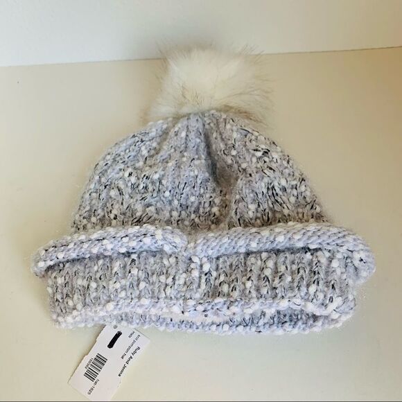 CC Faux Fur Lined Pom Beanie - Picture 2 of 3